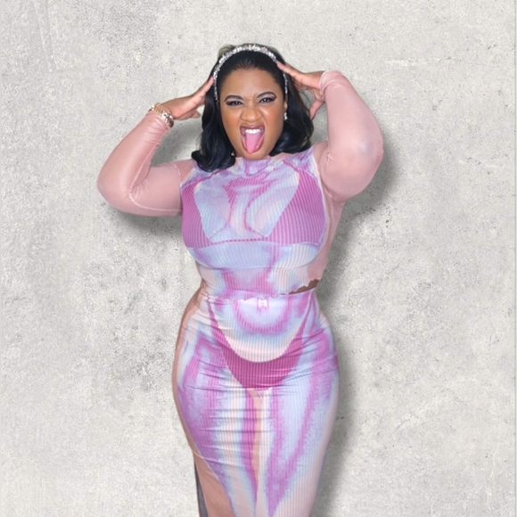 Skirt 3D body print set - Picture 1 of 5